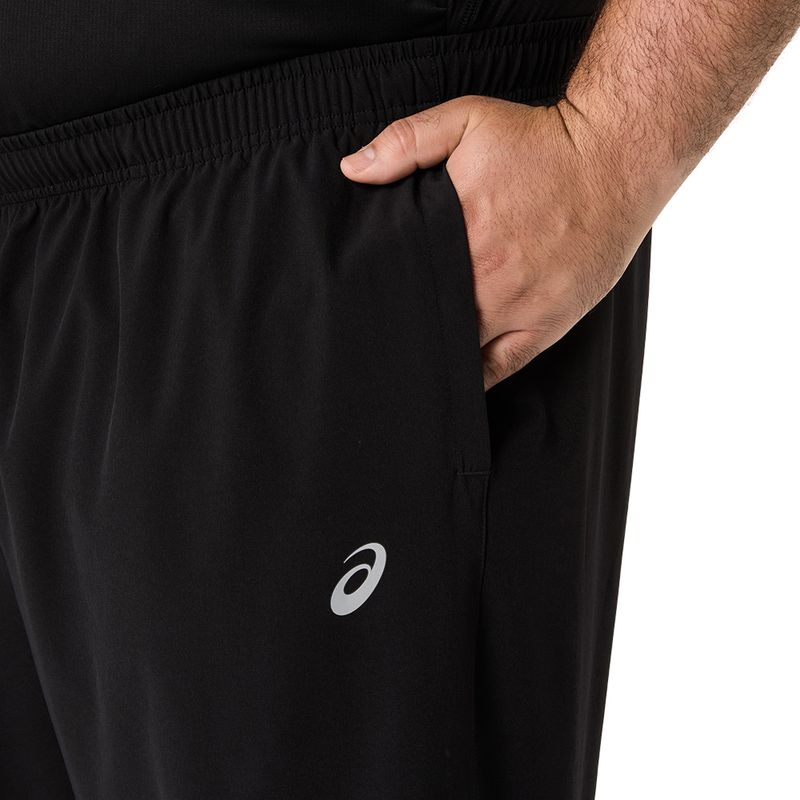 Pantal&oacute;n Buzo ASICS Silver Woven Pant Performance Black Hombre - 4