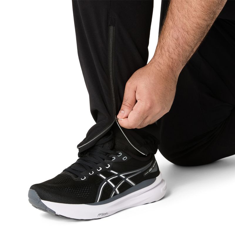 Pantal&oacute;n Buzo ASICS Silver Woven Pant Performance Black Hombre - 7
