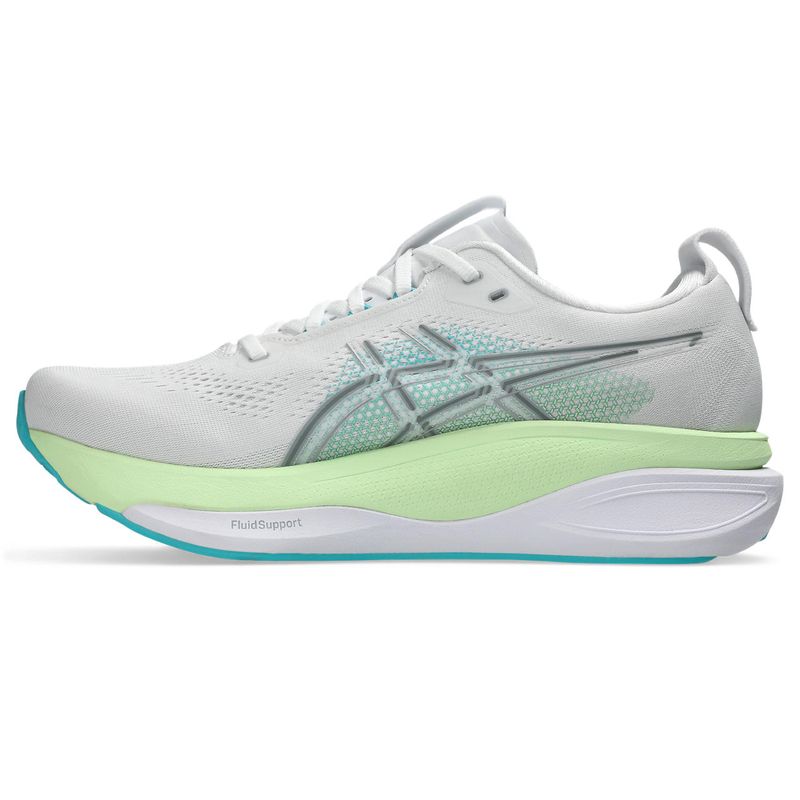 Zapatillas Asics GEL-Kayano 33 White/Energy Aqua Hombre - 1