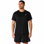 Polo ASICS Silver Ss Top Performance Black Hombre - 0