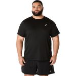 Polo ASICS Silver Ss Top Performance Black Hombre - 1
