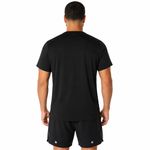 Polo ASICS Silver Ss Top Performance Black Hombre - 2