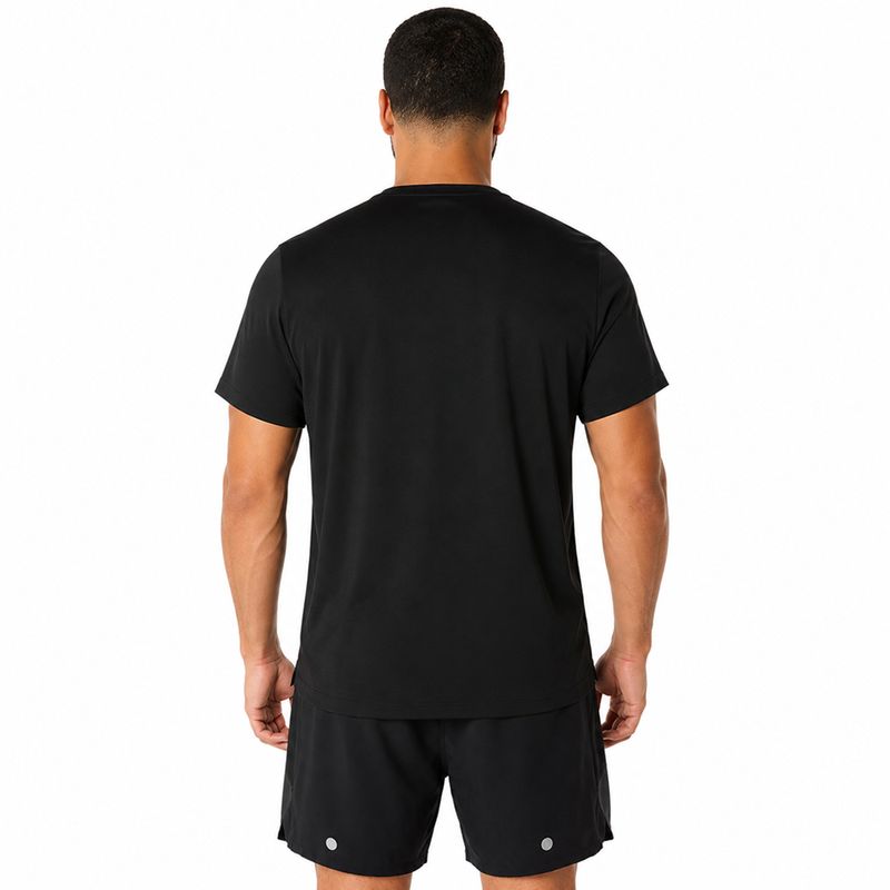 Polo ASICS Silver Ss Top Performance Black Hombre - 2