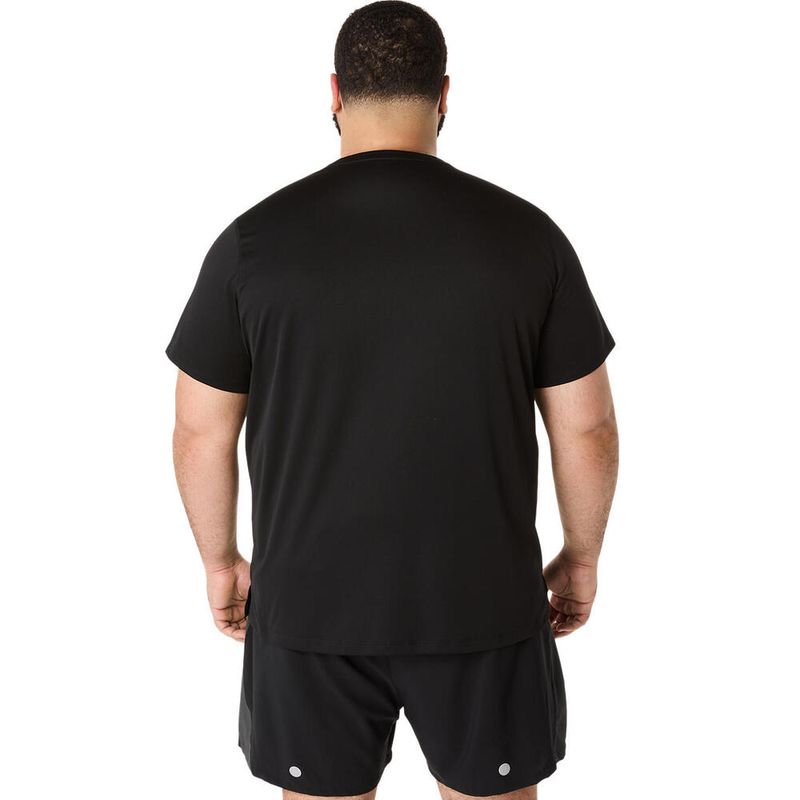 Polo ASICS Silver Ss Top Performance Black Hombre - 3