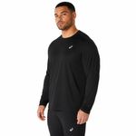 Polo ASICS Asics Silver LS Top Black Hombre - 2