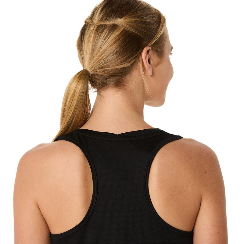 Bividi ASICS Silver Tank Performance Black Mujer - 4