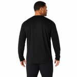 Polo ASICS Asics Silver LS Top Black Hombre - 4