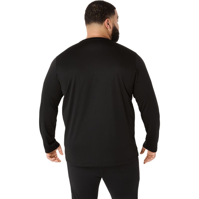 Polo ASICS Asics Silver LS Top Black Hombre - 5