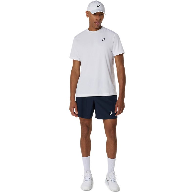 Polo ASICS Court Ss Top Brilliant White Hombre - 4