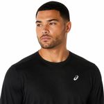 Polo ASICS Asics Silver LS Top Black Hombre - 8