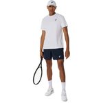 Polo ASICS Court Ss Top Brilliant White Hombre - 5
