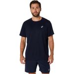 Polo ASICS Silver Ss Top Midnight Hombre - 0
