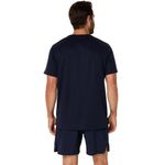 Polo ASICS Silver Ss Top Midnight Hombre - 1