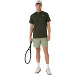 Polo ASICS Court Ss Top Vintage Khaki Hombre - 0