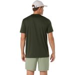 Polo ASICS Court Ss Top Vintage Khaki Hombre - 2