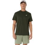 Polo ASICS Court Ss Top Vintage Khaki Hombre - 3