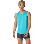 Bividis ASICS Silver Singlet Energy Aqua Hombre - 0