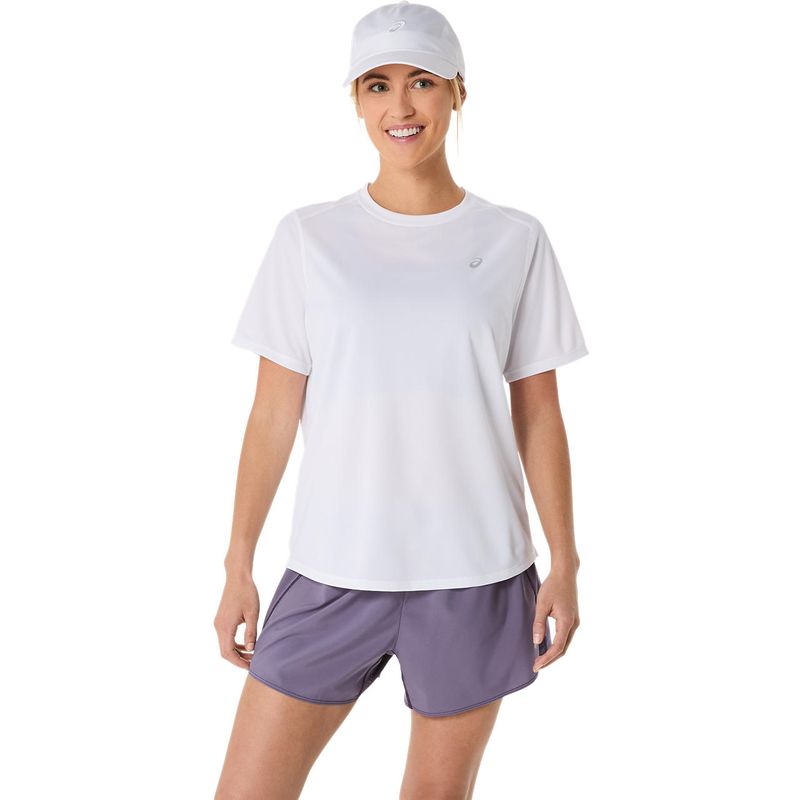 Polo ASICS Silver SS Top Brilliant White Mujer - 0