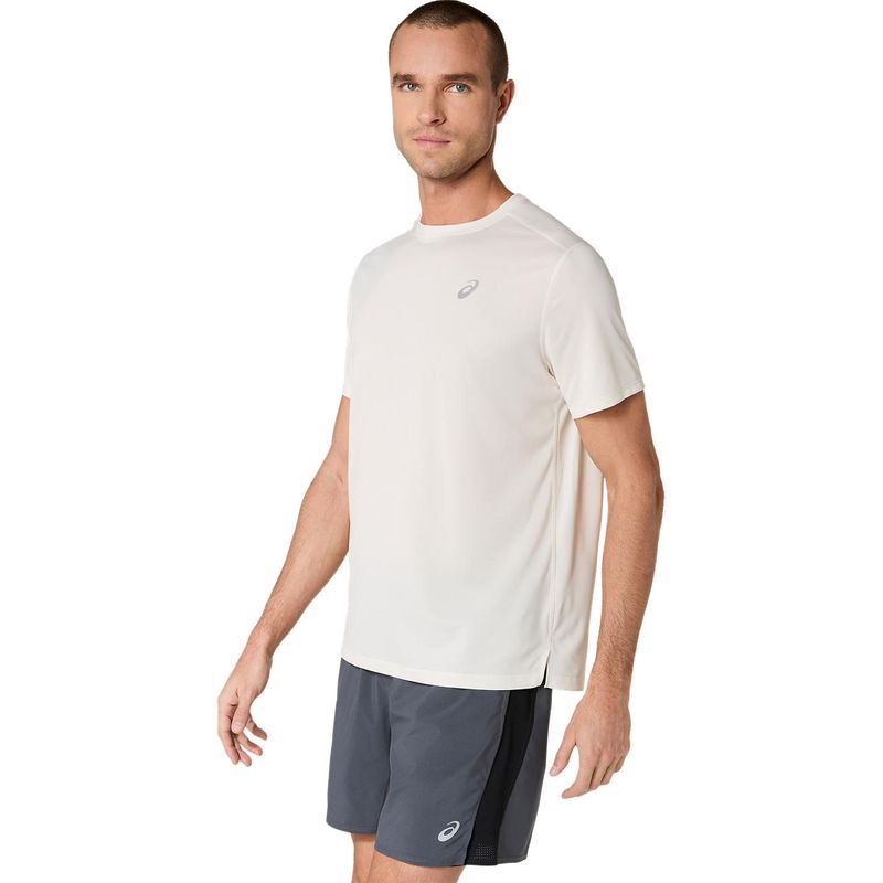 Polo ASICS Silver Ss Top Cream Hombre - 1