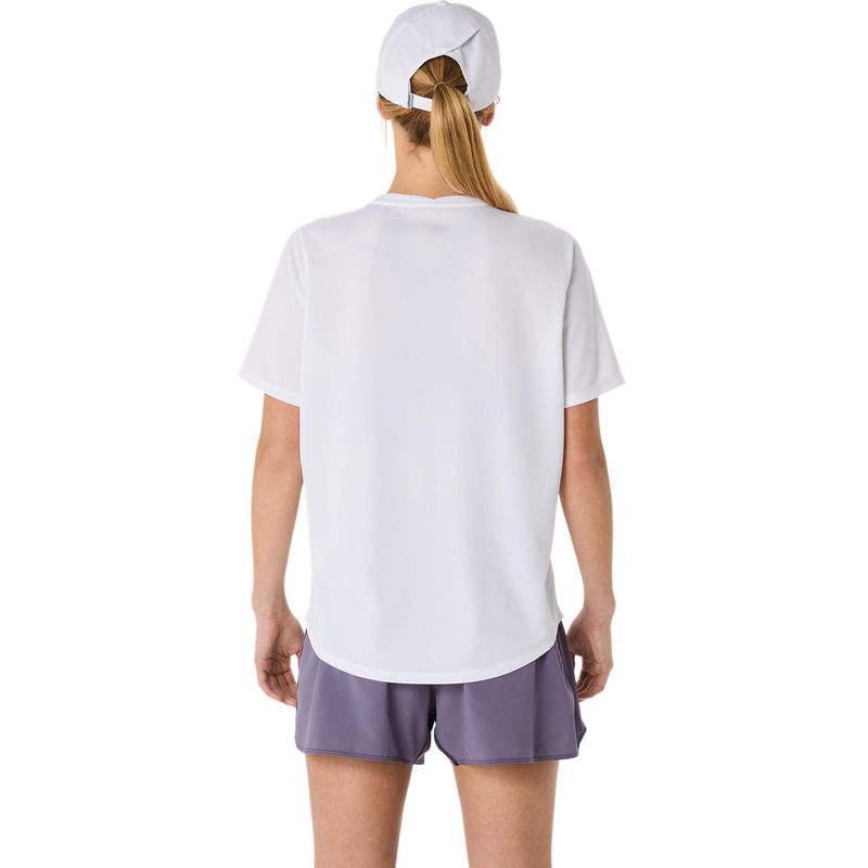 Polo ASICS Silver SS Top Brilliant White Mujer - 1