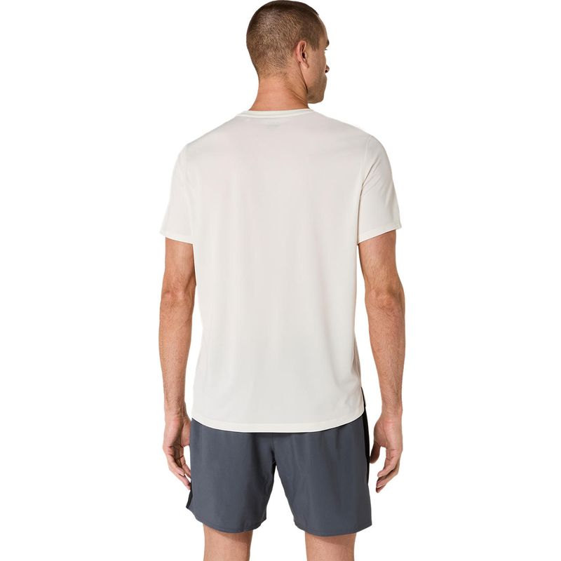 Polo ASICS Silver Ss Top Cream Hombre - 2