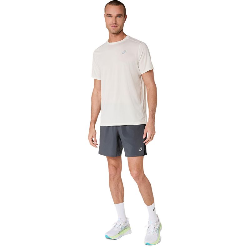 Polo ASICS Silver Ss Top Cream Hombre - 4