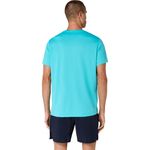 Polo ASICS Silver Ss Top Energy Aqua Hombre - 2
