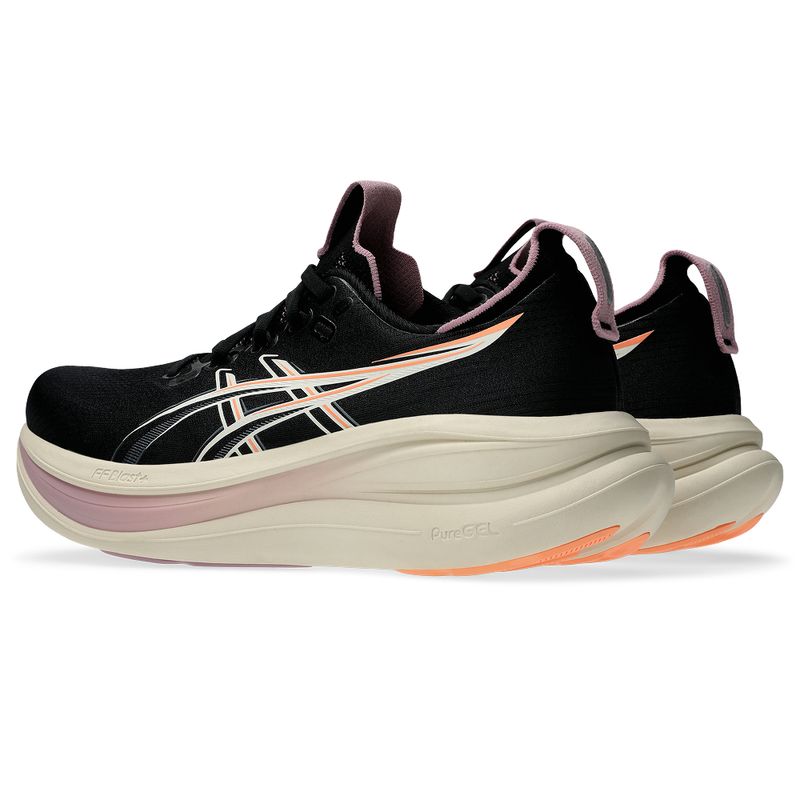 Zapatillas ASICS GEL-Nimbus 28 Black/Taro Purple Mujer - 4