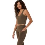 Bras ASICS Nagino Flex Bra Top Kuriiro Brown Mujer - 2
