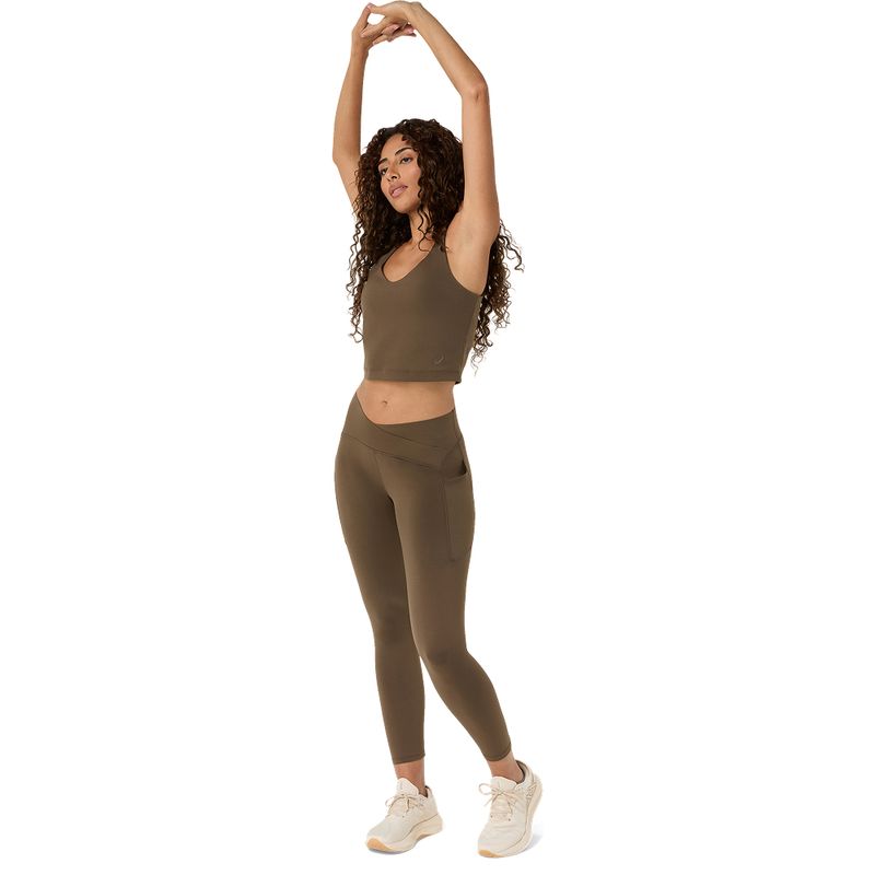 Bras ASICS Nagino Flex Bra Top Kuriiro Brown Mujer - 3