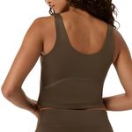 Bras ASICS Nagino Flex Bra Top Kuriiro Brown Mujer - 4