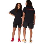 Polo ASICS Heritage Heavy Cotton Graphic Tee Performance Black/C-Tomato Unisex - 2
