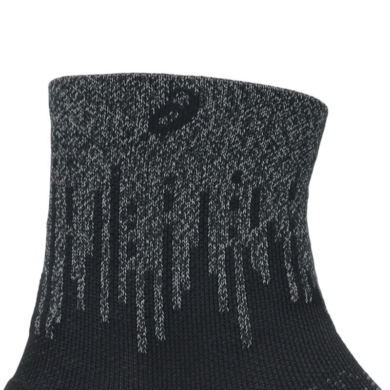 Medias ASICS Performance Run Sock Quarter Performance Black Unisex - 2