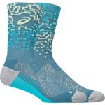 Medias ASICS Performance Run Sock Crew Foggy Teal/Energy Aqua Unisex - 0