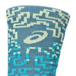 Medias ASICS Performance Run Sock Crew Foggy Teal/Energy Aqua Unisex - 2