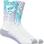 Medias ASICS Performance Run Sock Crew White/Energy Aqua/Fresh Air Unisex - 0