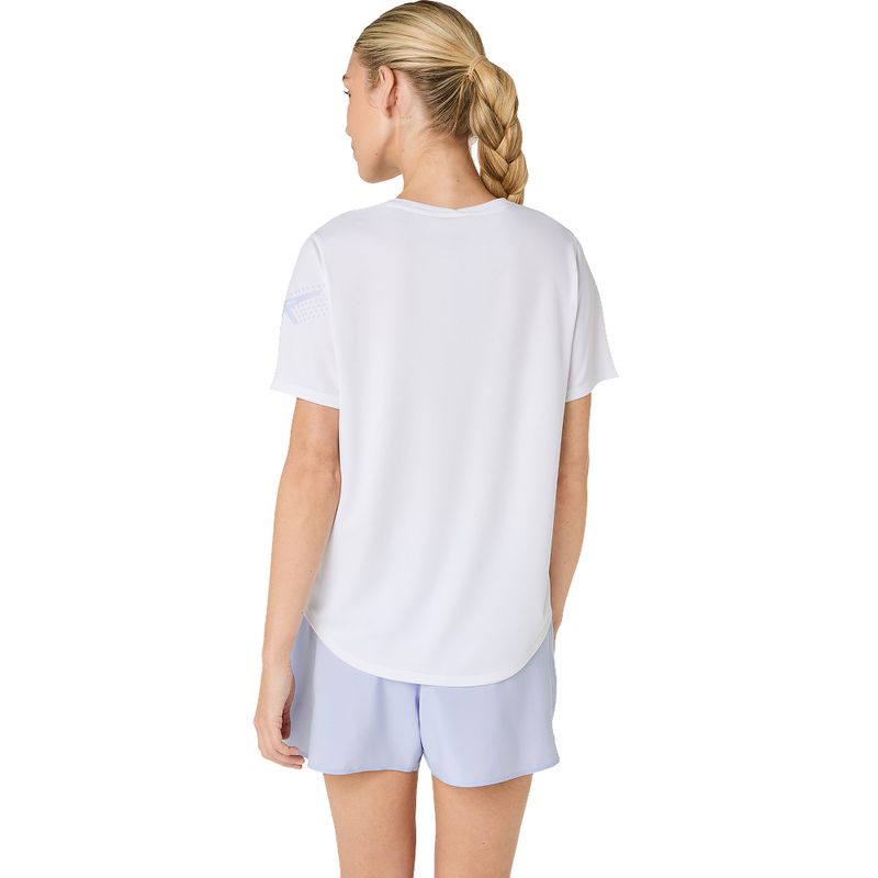 Polo ASICS Icon Ss Top Brilliant White Mujer - 2