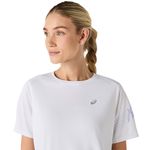 Polo ASICS Icon Ss Top Brilliant White Mujer - 4