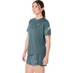 Polo ASICS Icon Ss Top Foggy Teal Mujer - 1