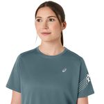 Polo ASICS Icon Ss Top Foggy Teal Mujer - 4