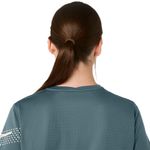 Polo ASICS Icon Ss Top Foggy Teal Mujer - 5