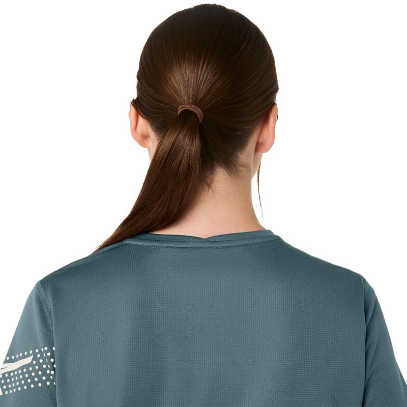 Polo ASICS Icon Ss Top Foggy Teal Mujer - 5