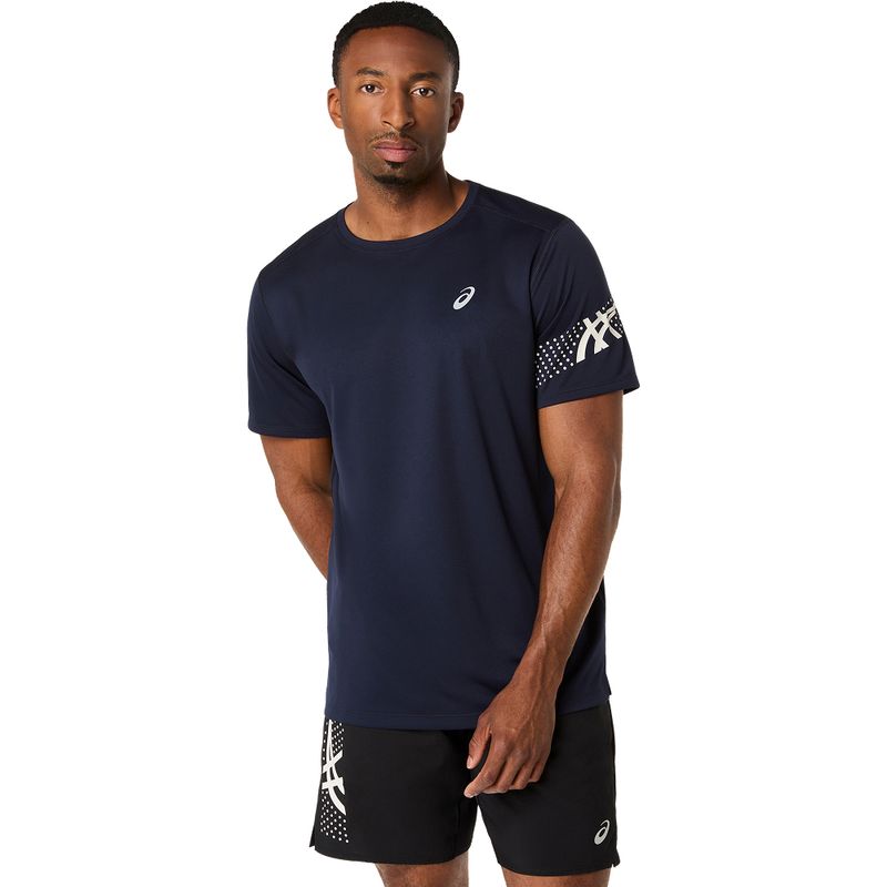 Polo ASICS Icon Ss Top Midnight/Cream Hombre - 0