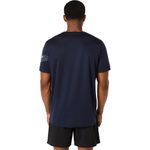 Polo ASICS Icon Ss Top Midnight/Cream Hombre - 1
