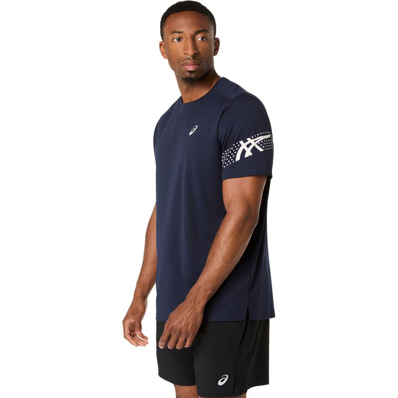 Polo ASICS Icon Ss Top Midnight/Cream Hombre - 2