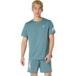 Polo ASICS Icon Ss Top Foggy Teal Hombre - 0