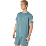 Polo ASICS Icon Ss Top Foggy Teal Hombre - 1