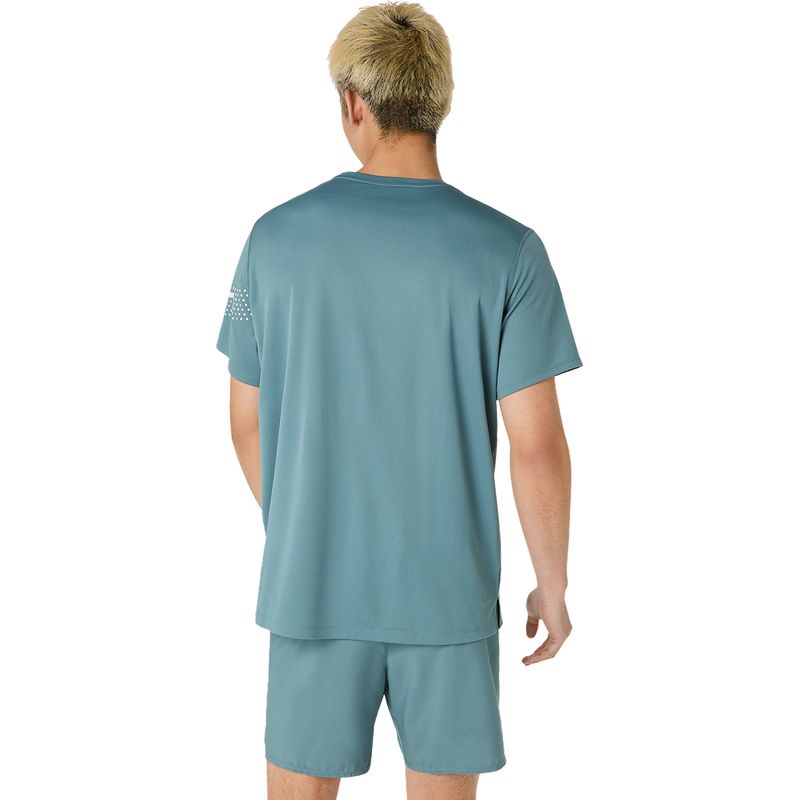 Polo ASICS Icon Ss Top Foggy Teal Hombre - 2