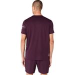 Polo ASICS Icon Ss Top Dark Aubergine Hombre - 2