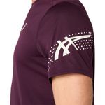 Polo ASICS Icon Ss Top Dark Aubergine Hombre - 5